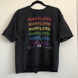 ❌SOLD❌NWOT Pink Floyd Black Acid Wash Graphic Tee